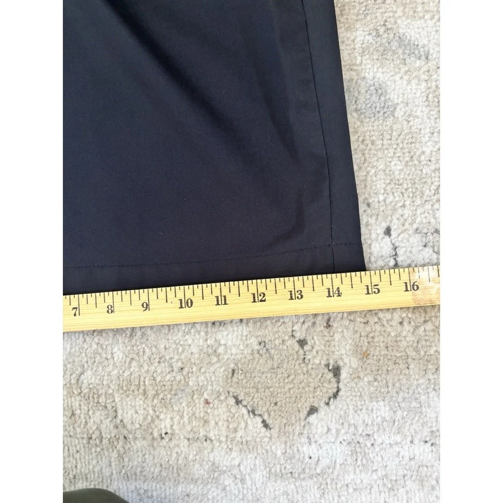 Reebok Golf Shorts‎ Mens 46x9 Black Pleated Stretch Performance Activewear